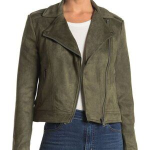 Philosophy Faux Suede Moto Jacket S